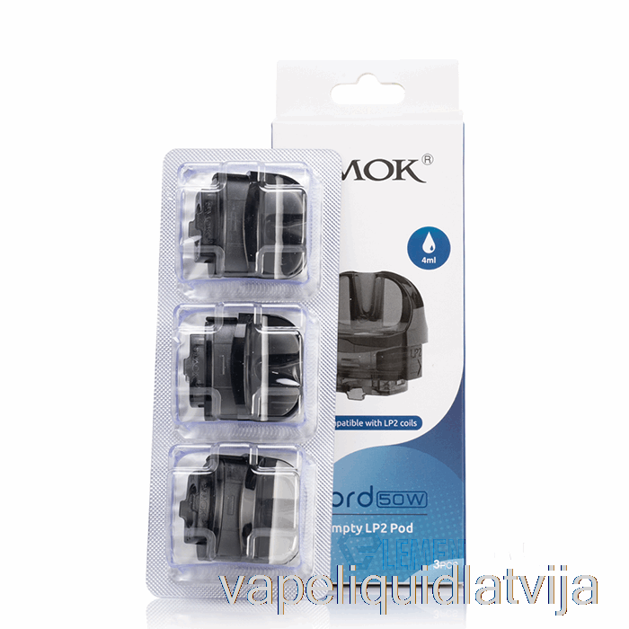 Smok Nord 50w Nomaiņas Pods [lp2] 4ml Lp2 Pod Vape šķidrums